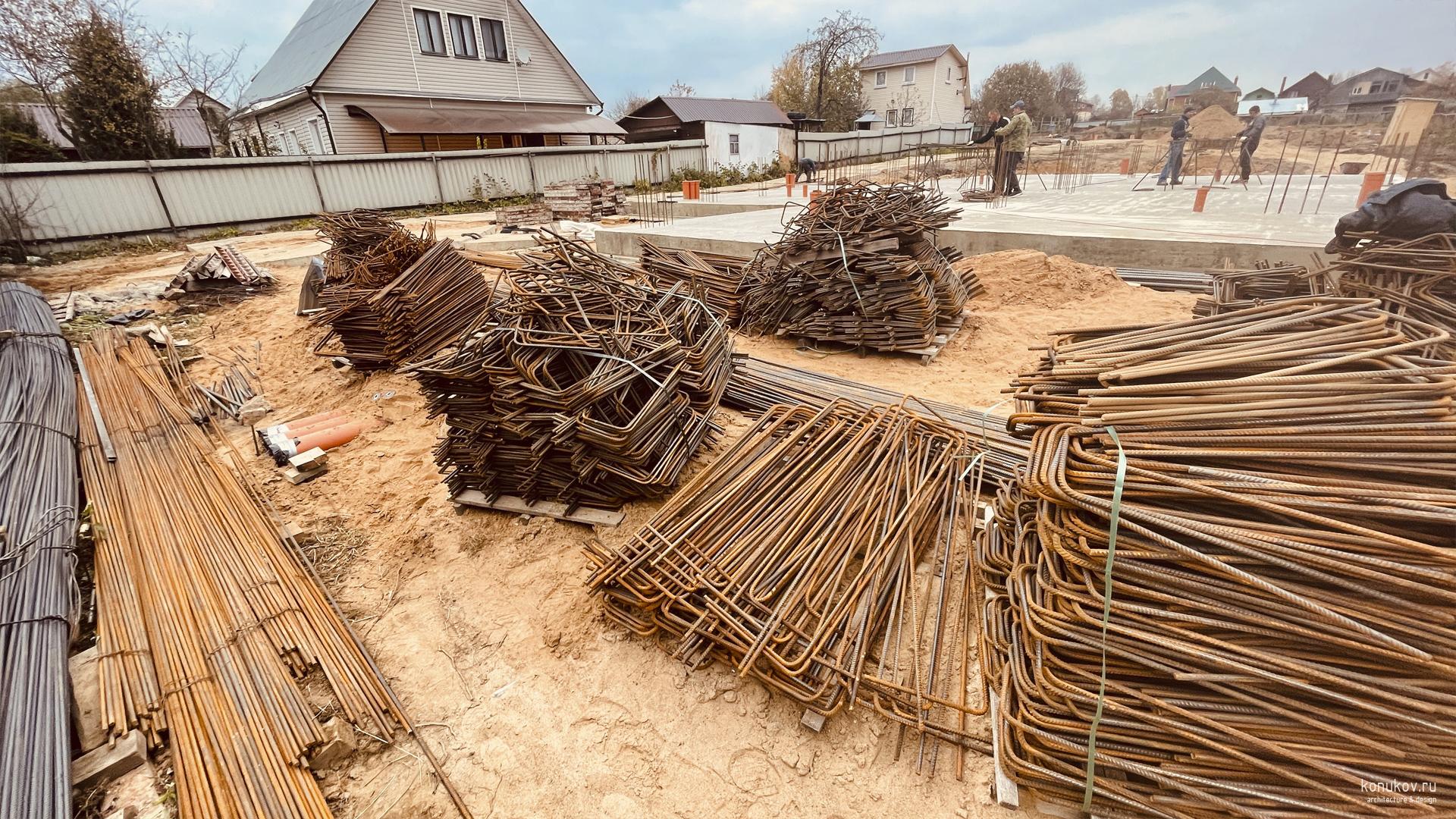 Заготовленные элементы армирования