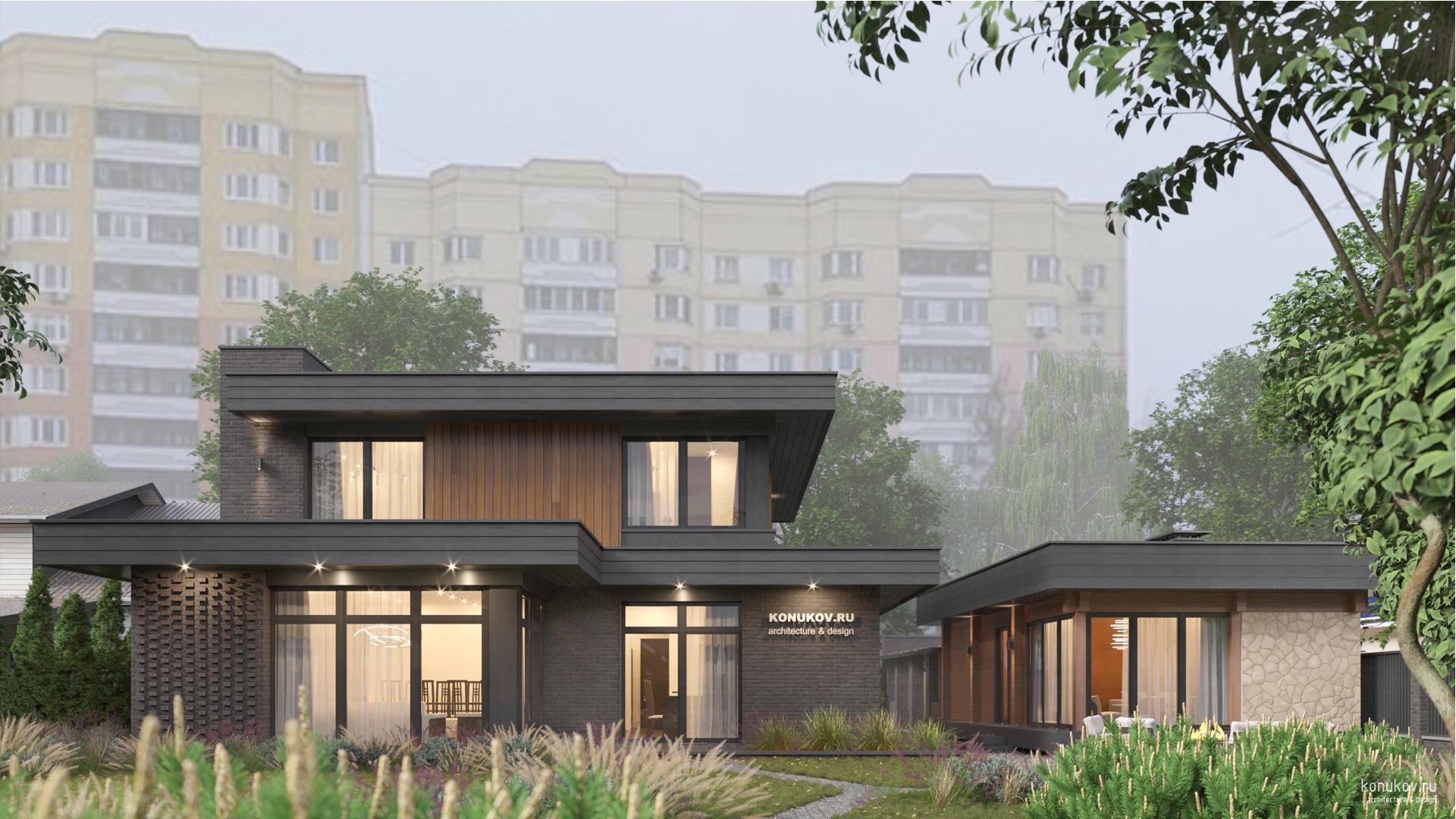 Реконструкция половины дома