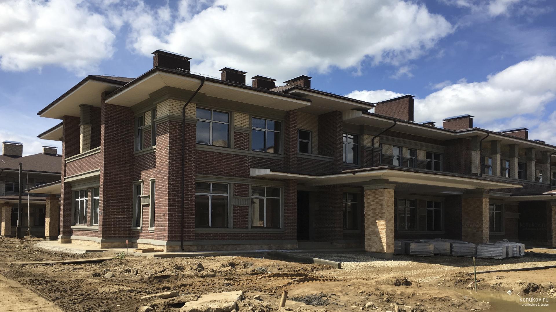 Блокированные дома. Генплан и таунхаусы на Новой Риге