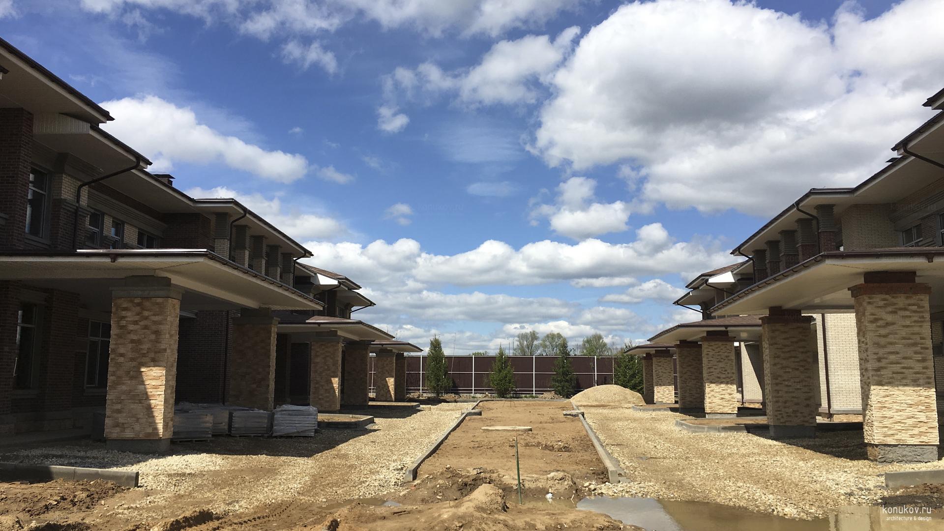 Блокированные дома. Генплан и таунхаусы на Новой Риге