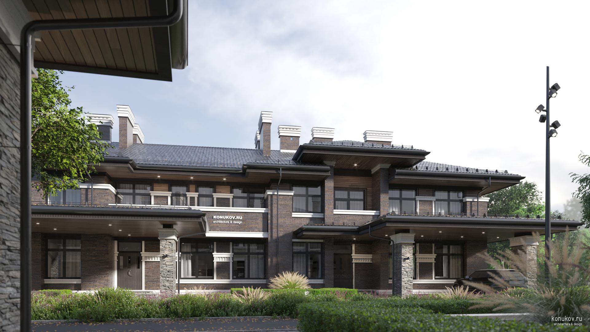 Блокированные дома. Генплан и таунхаусы на Новой Риге