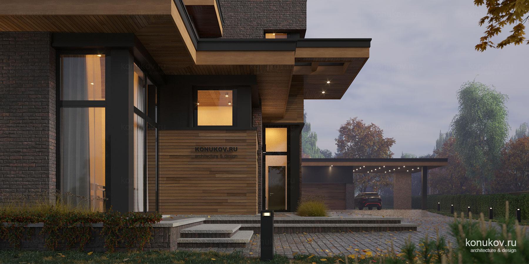 Дом на двух участках с возможностью раздельного использования