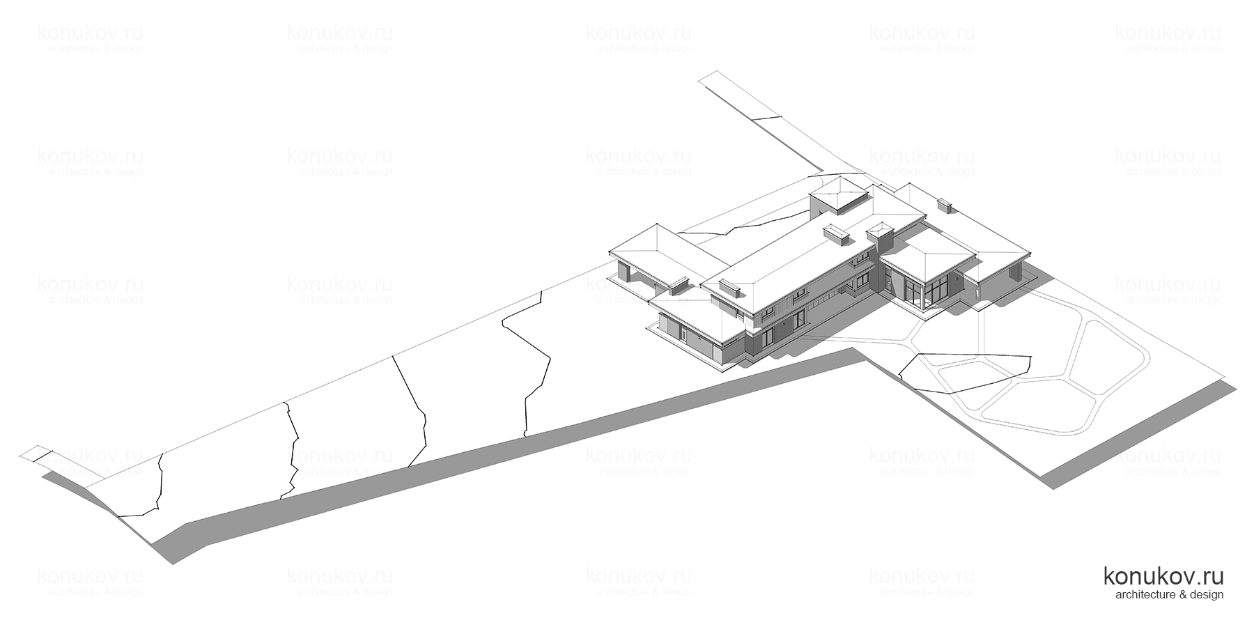 Изометрия юго-западная