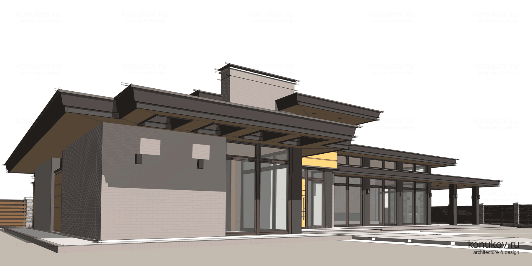 Проект дома с бассейном и спа