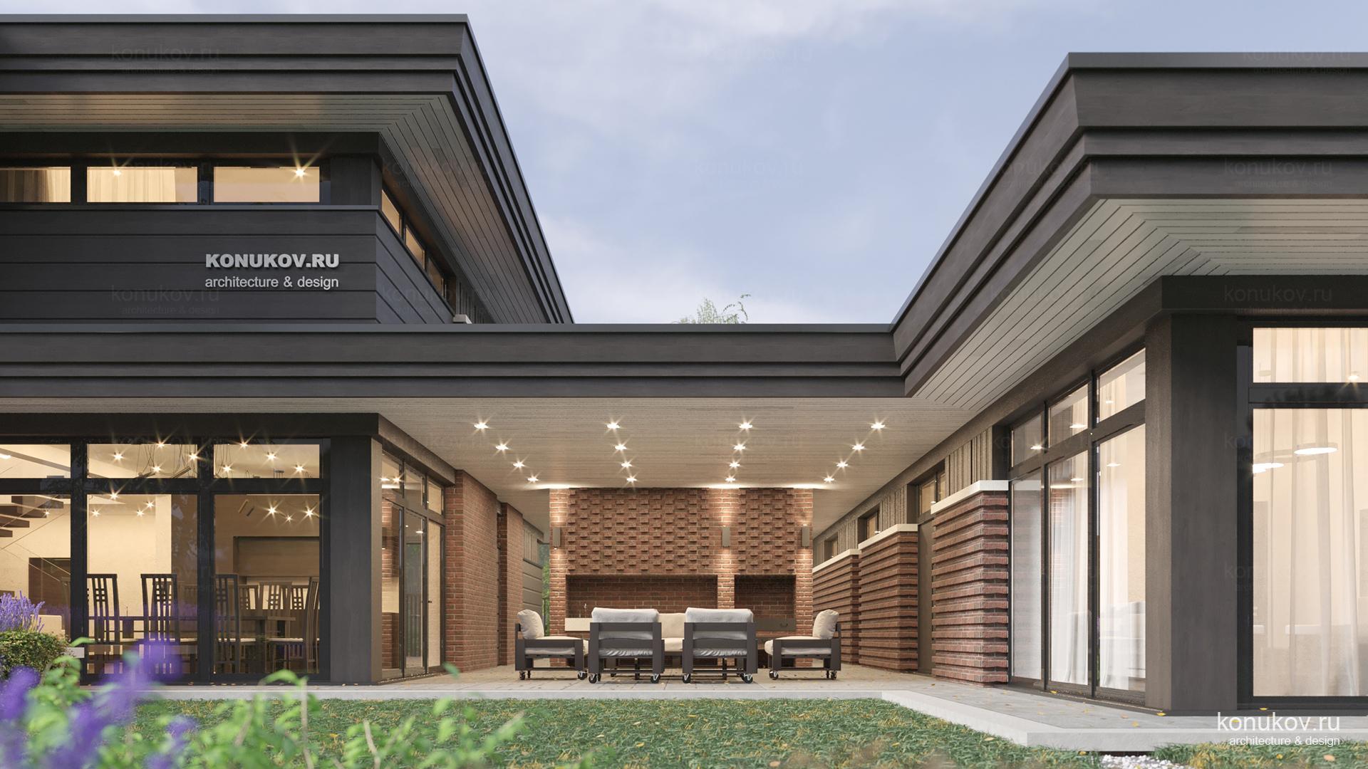 Дом с баней и гаражом на небольшом участке