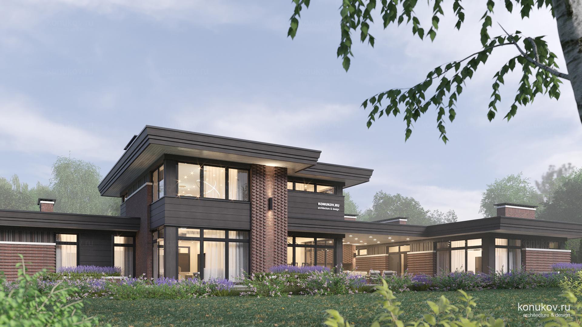 Дом с баней и гаражом на небольшом участке