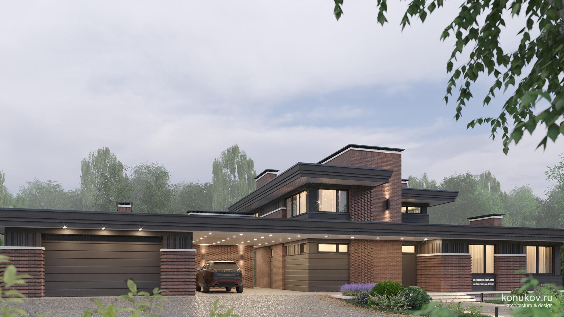 Дом с баней и гаражом на небольшом участке