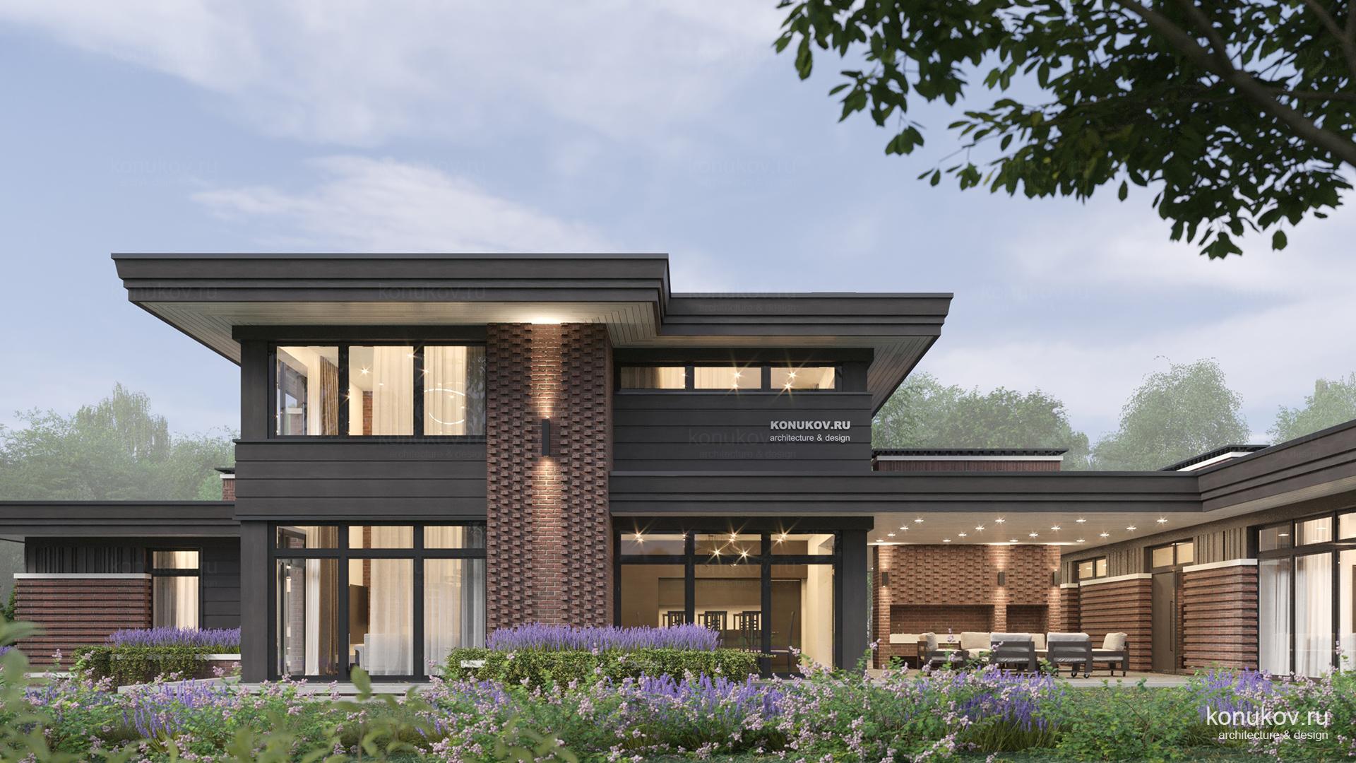 Дом с баней и гаражом на небольшом участке