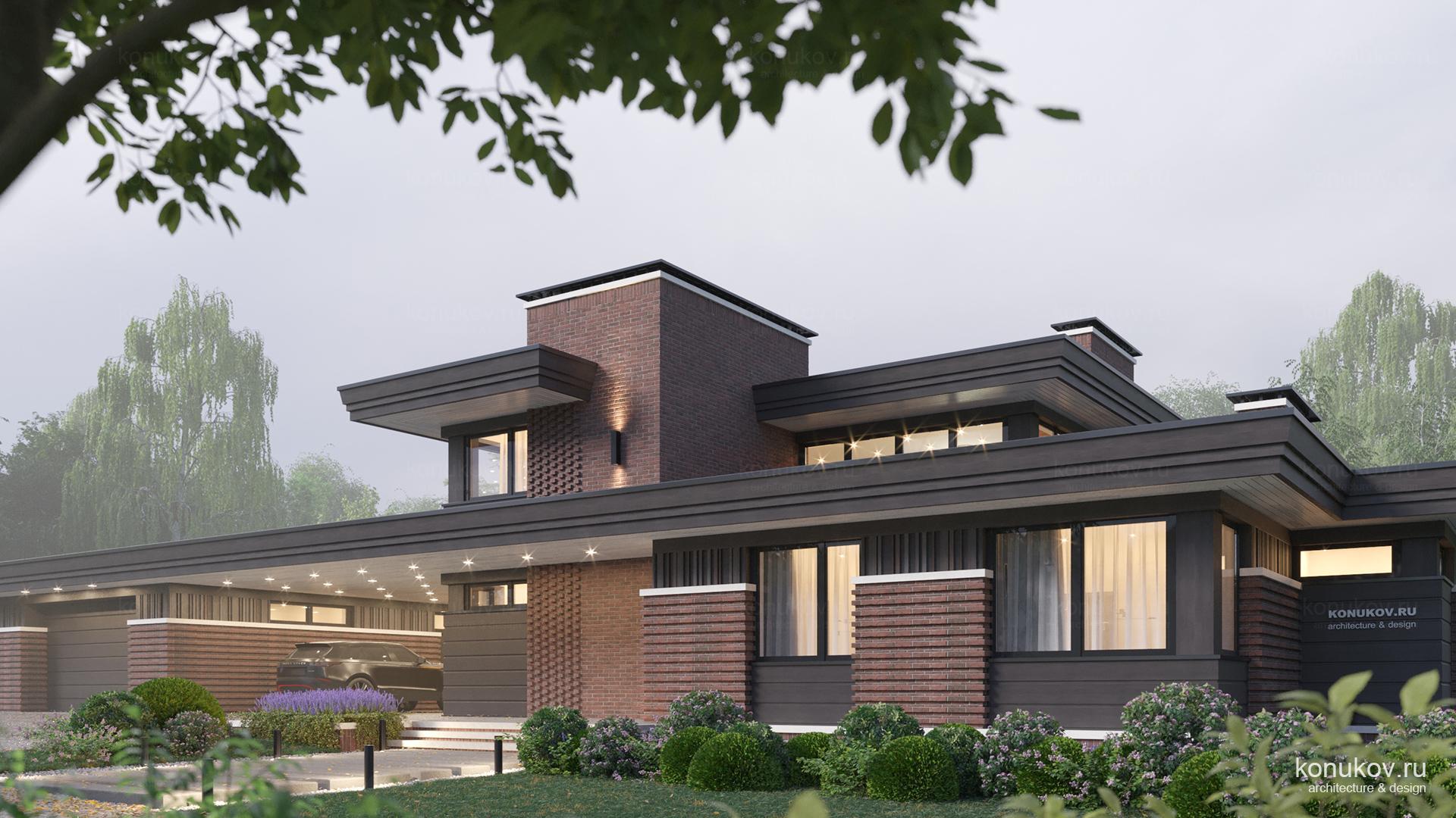 Дом с баней и гаражом на небольшом участке