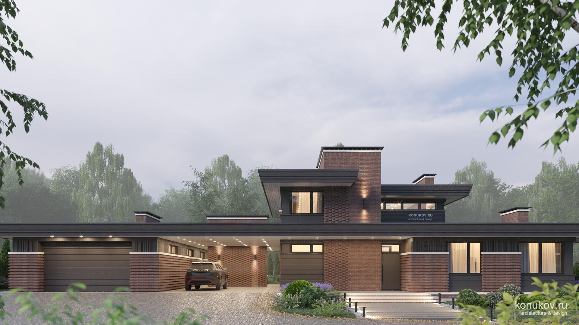 Дом с баней и гаражом на небольшом участке