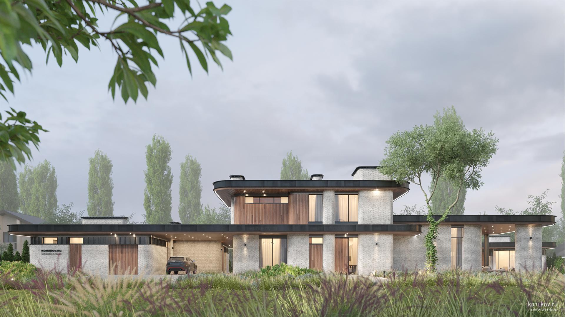 Комплексное освоение участка. 2 этажный дом, гостевой дом, cпа и бассейн