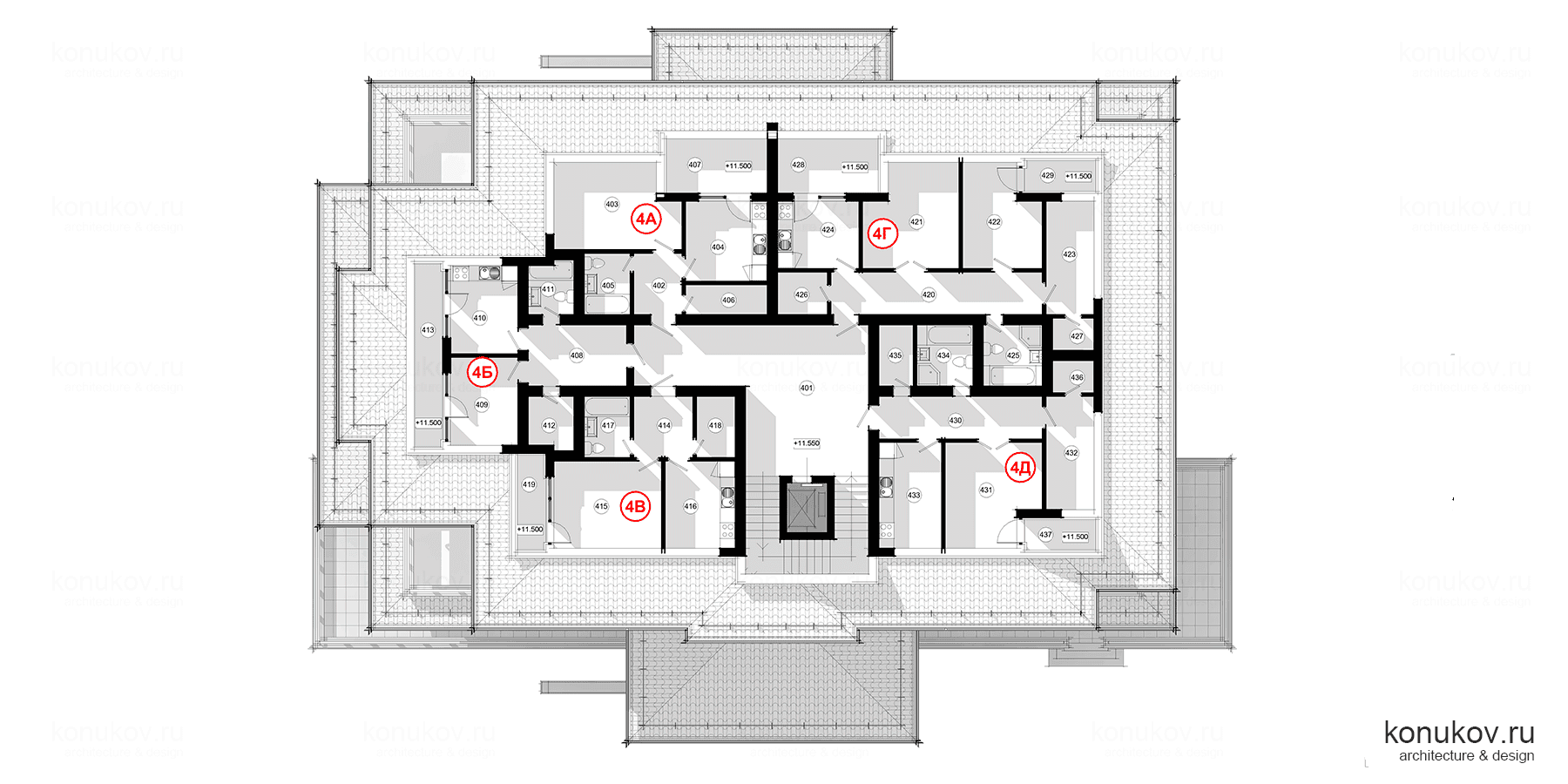 План Мансардный этаж