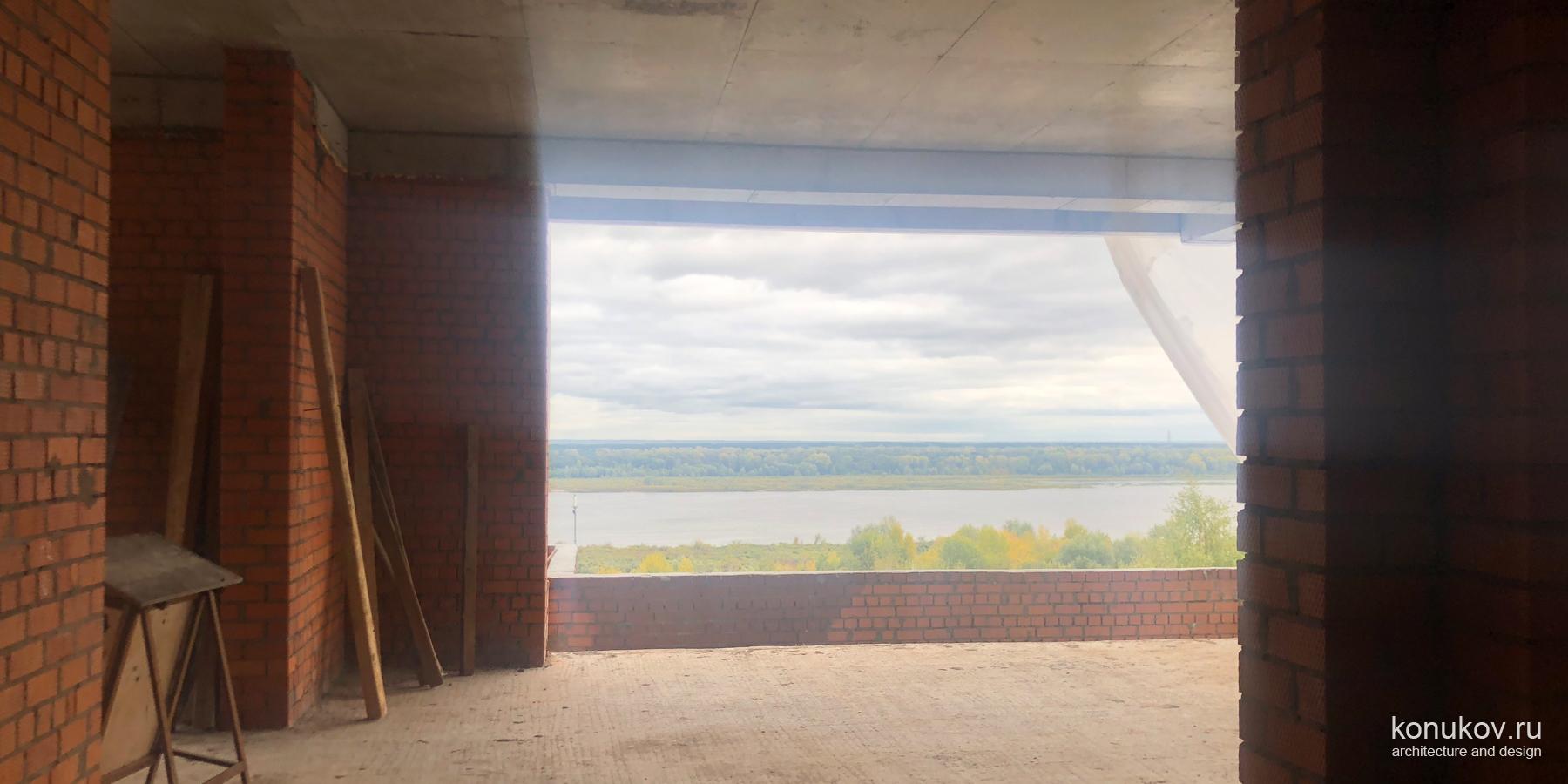 Дом на склоне в Нижнем Новгороде