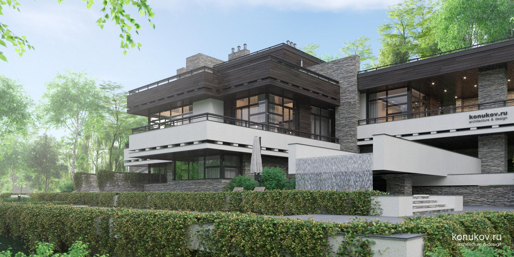 Дом на склоне в Нижнем Новгороде