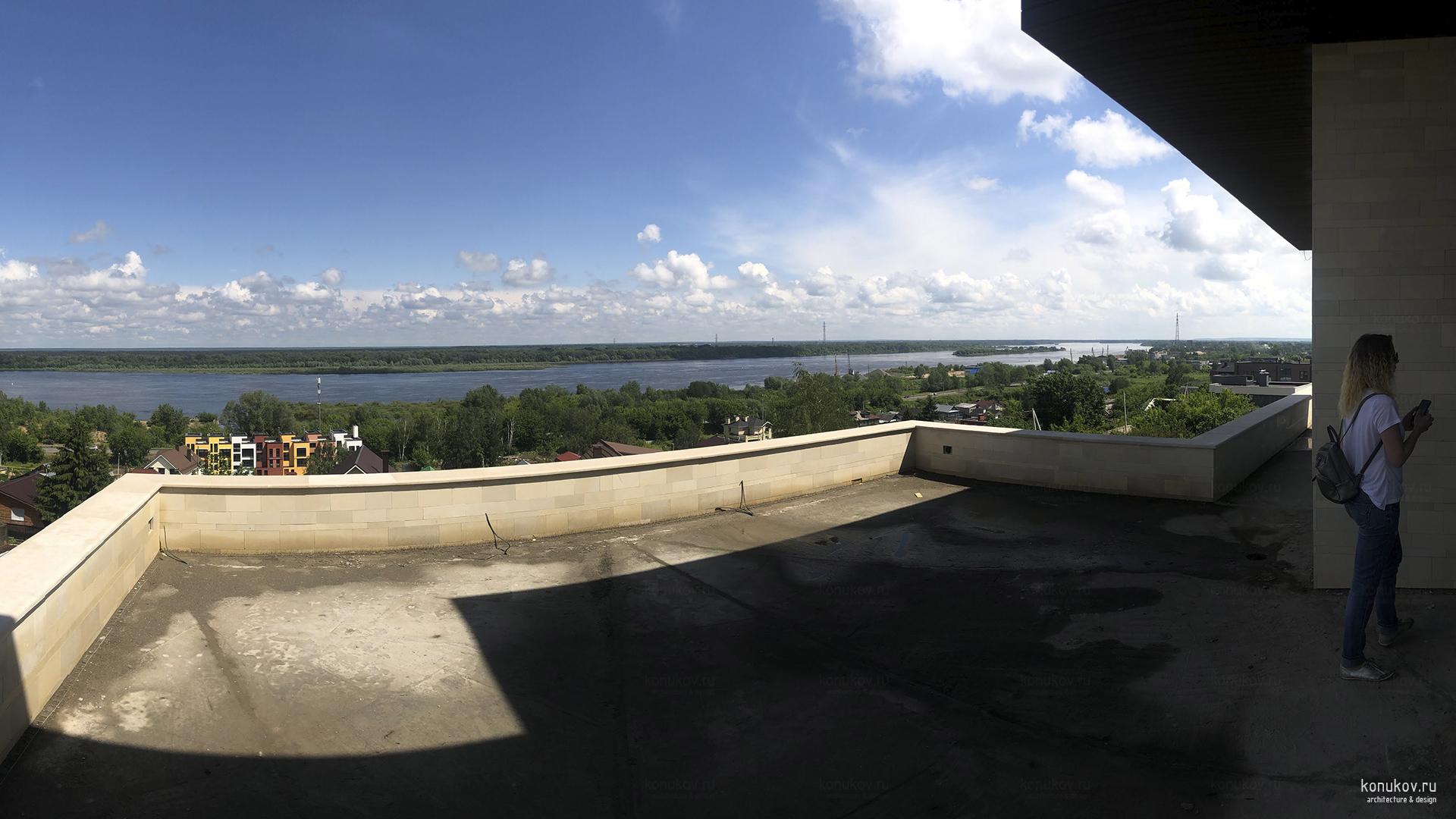 Вид из гостинной )