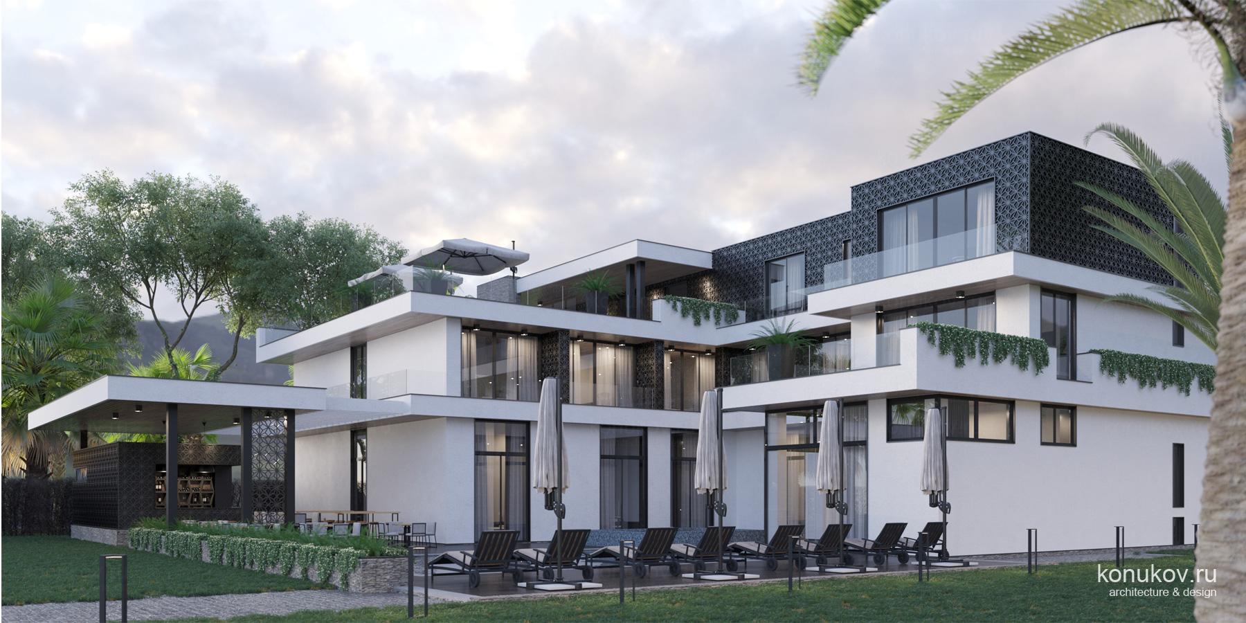 Проект мини-гостиницы в Адлере