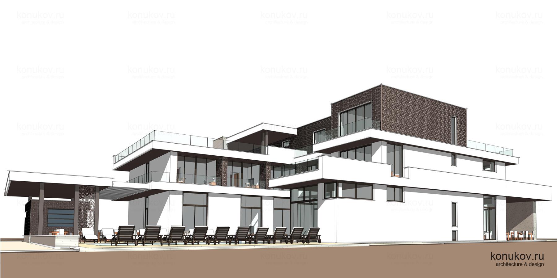 Проект мини-гостиницы в Адлере