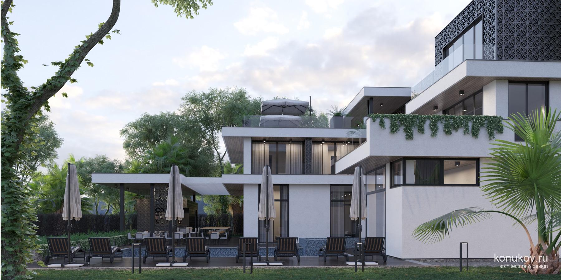 Проект мини-гостиницы в Адлере