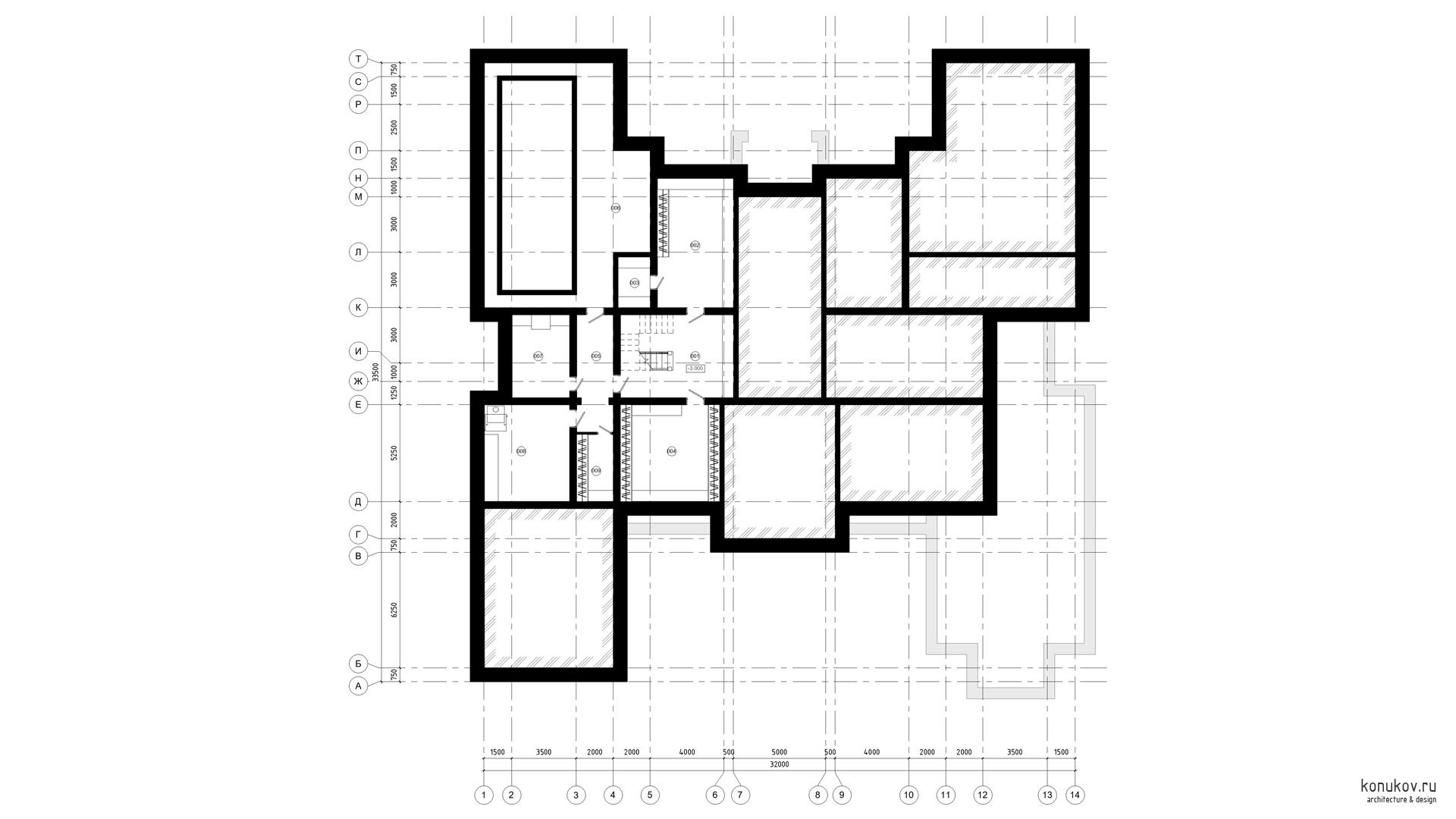 План подвал
