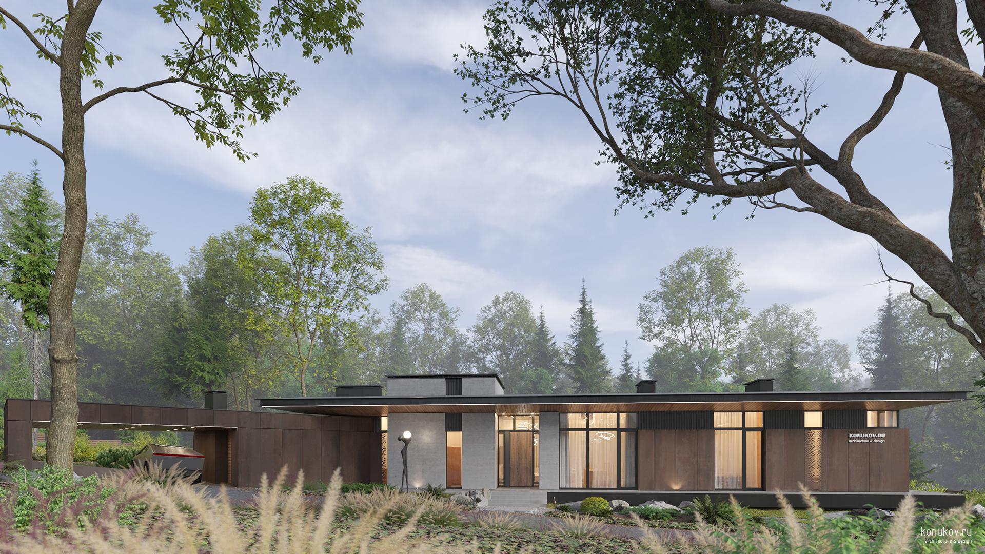 Вид со стороны дороги