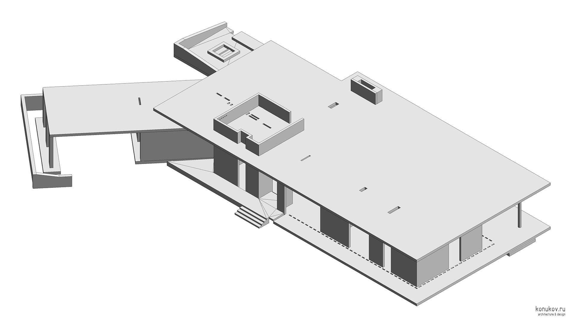 Изометрия Монолитный каркас