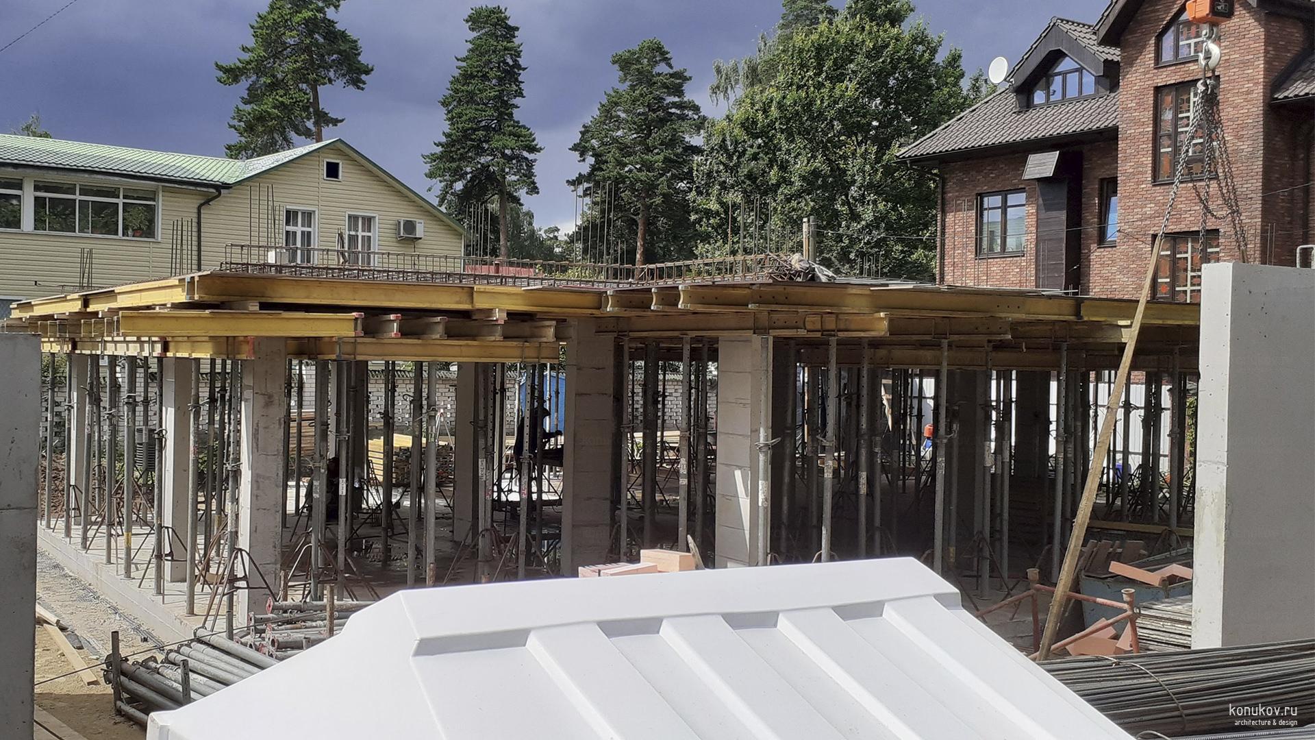 Опалубка перекрытия 1 этажа