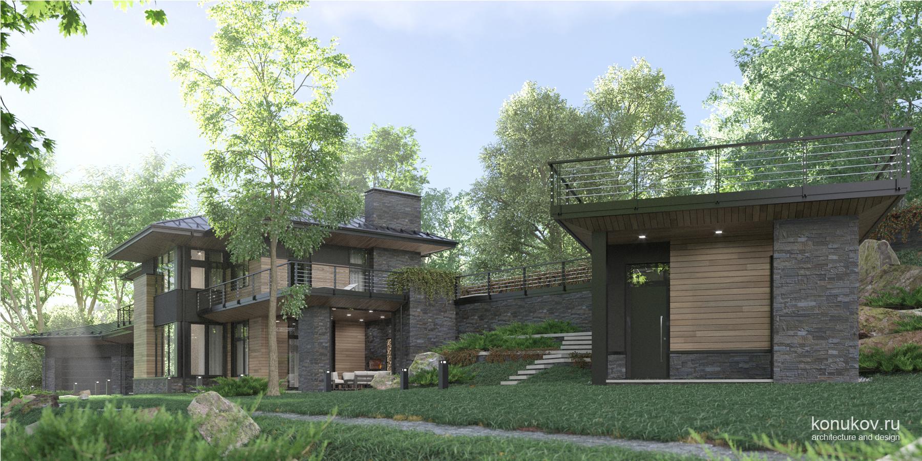 Дом в холме