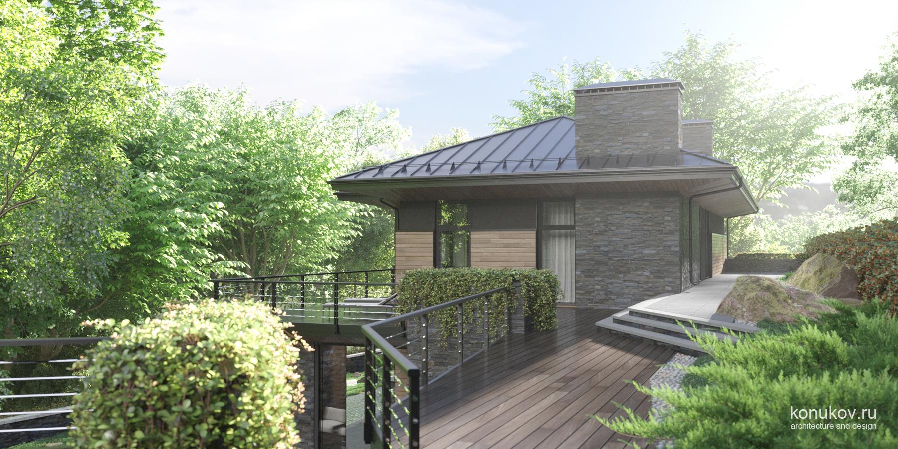 Дом в холме