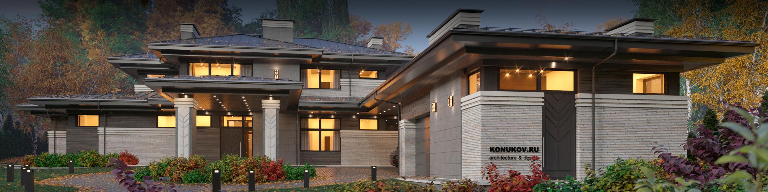 Дом с гаражом и бассейном