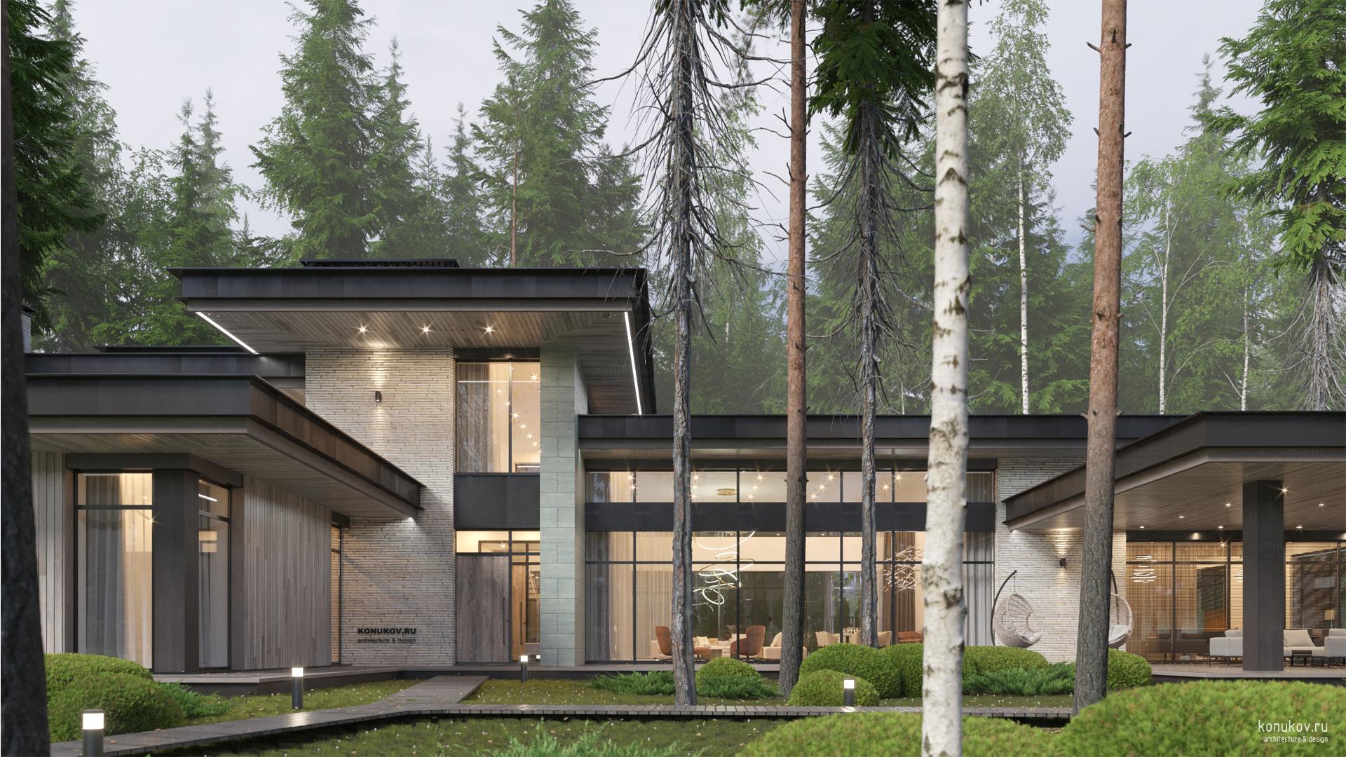 Дом со СПА и отдельно стоящим гаражом