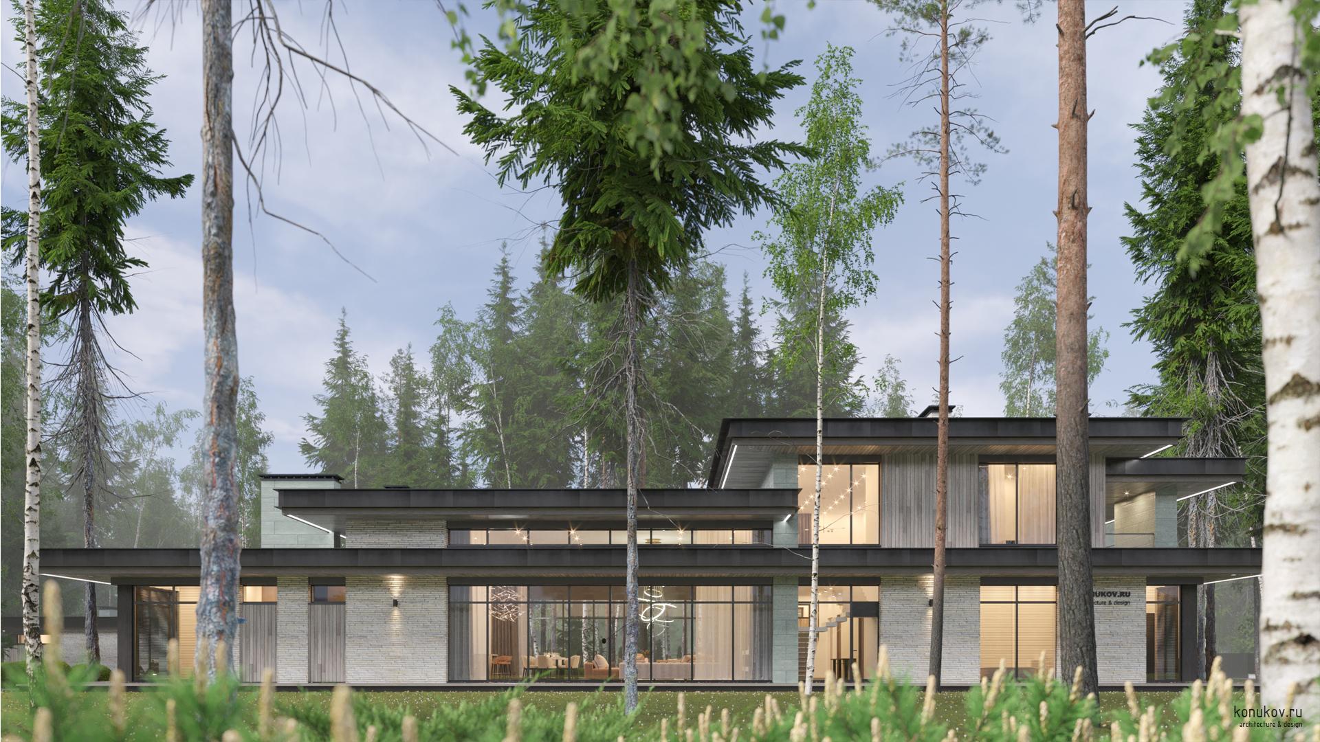 Дом со СПА и отдельно стоящим гаражом