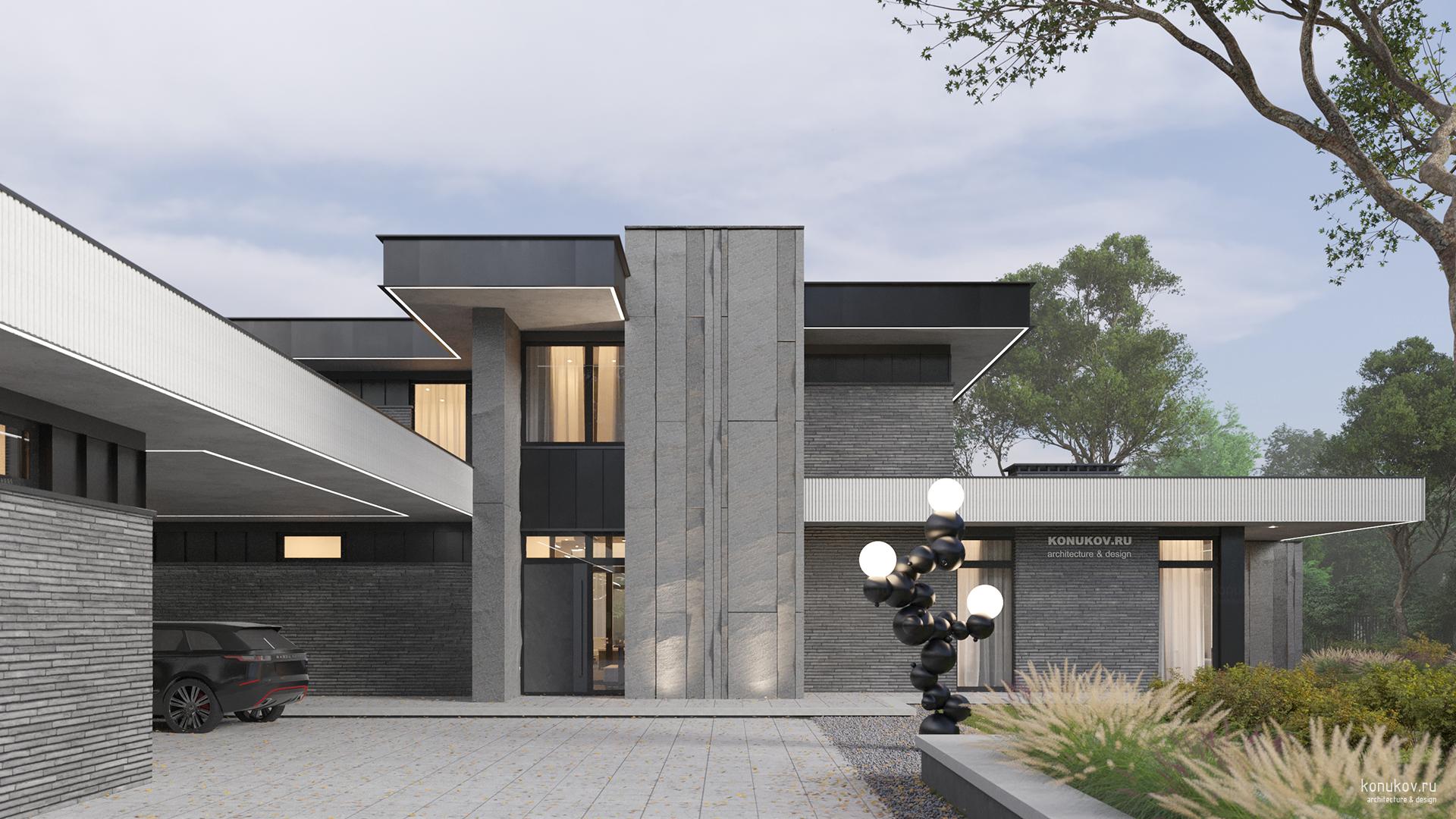 Дом с отдельным гаражом на большом участке