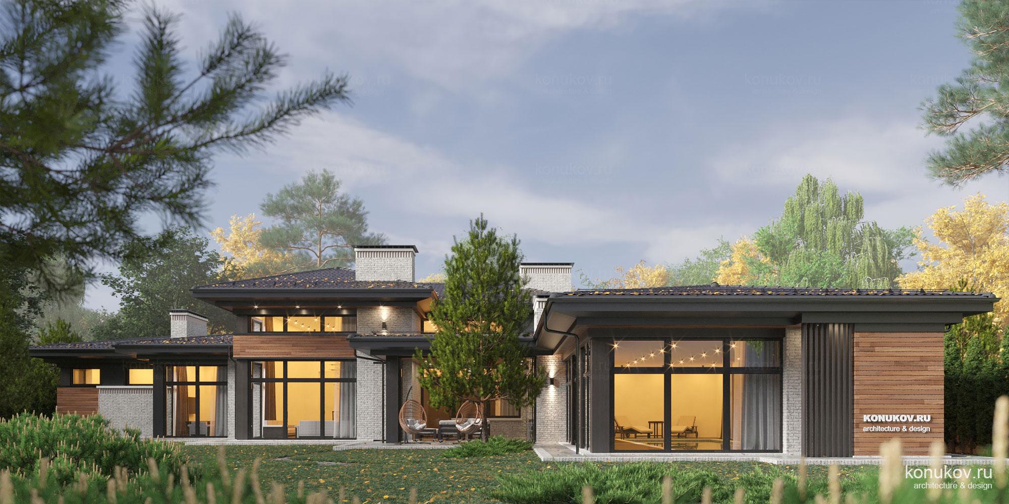 Дом с бассейном в Воронеже