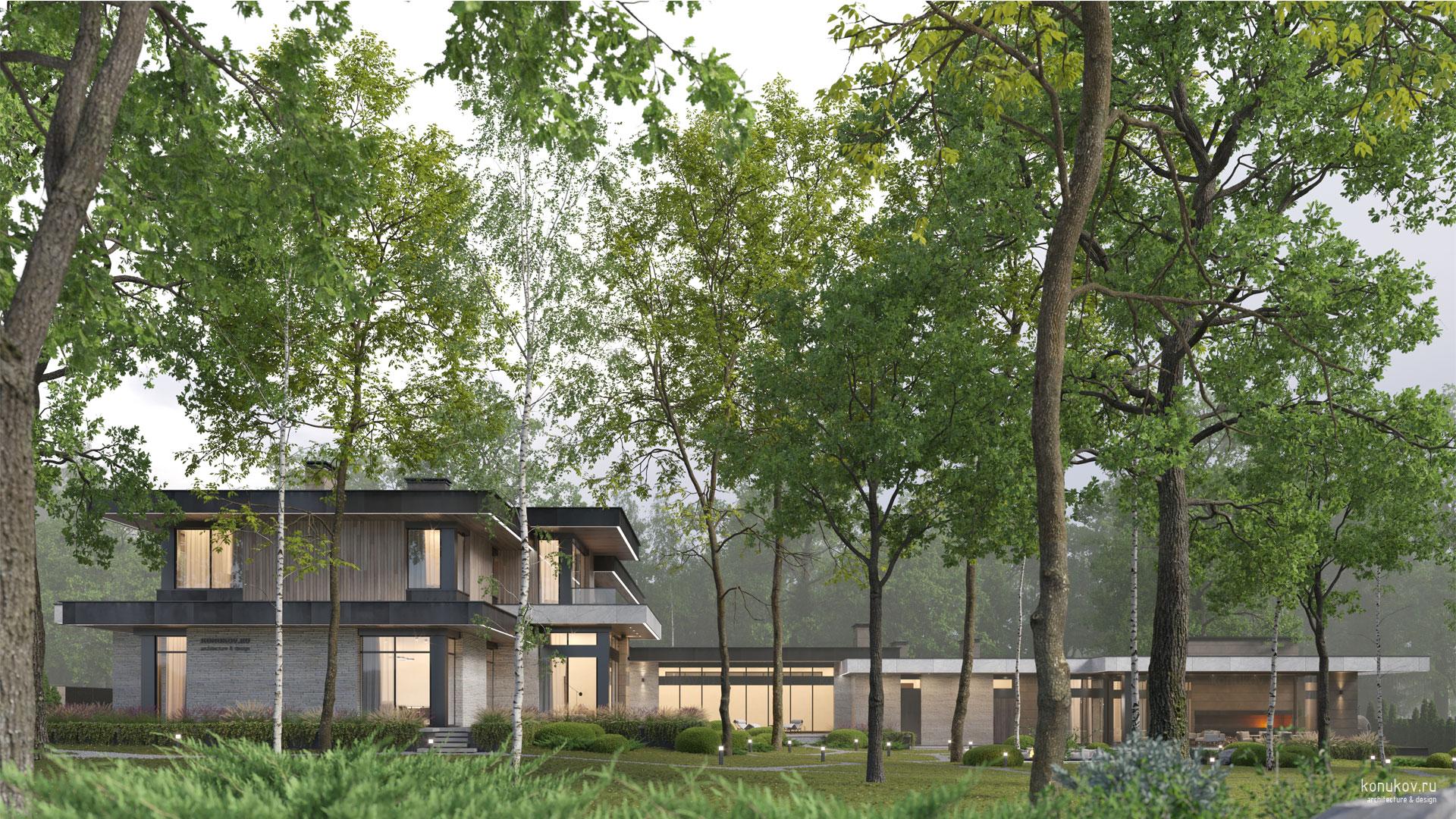 Дом с бассейном, СПА и большим гаражом