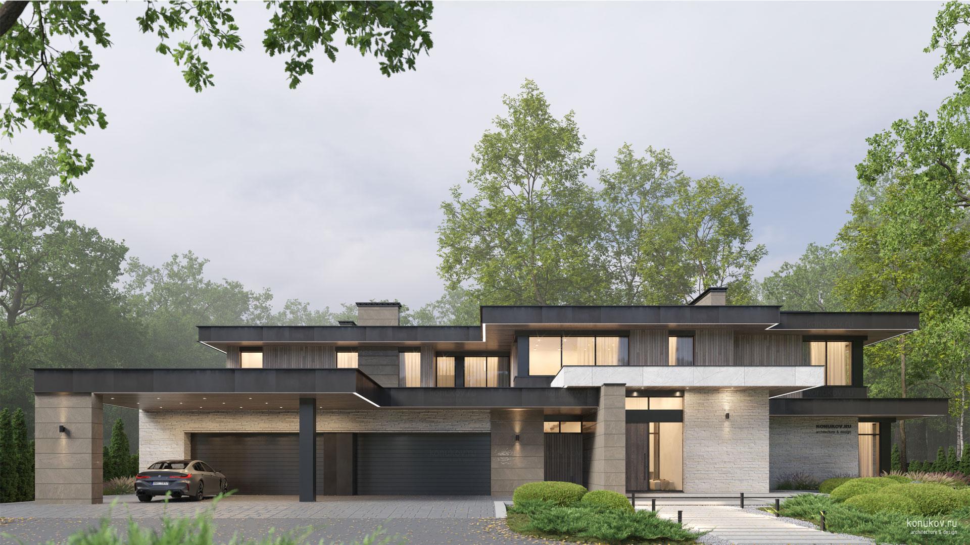 Дом с бассейном, СПА и большим гаражом