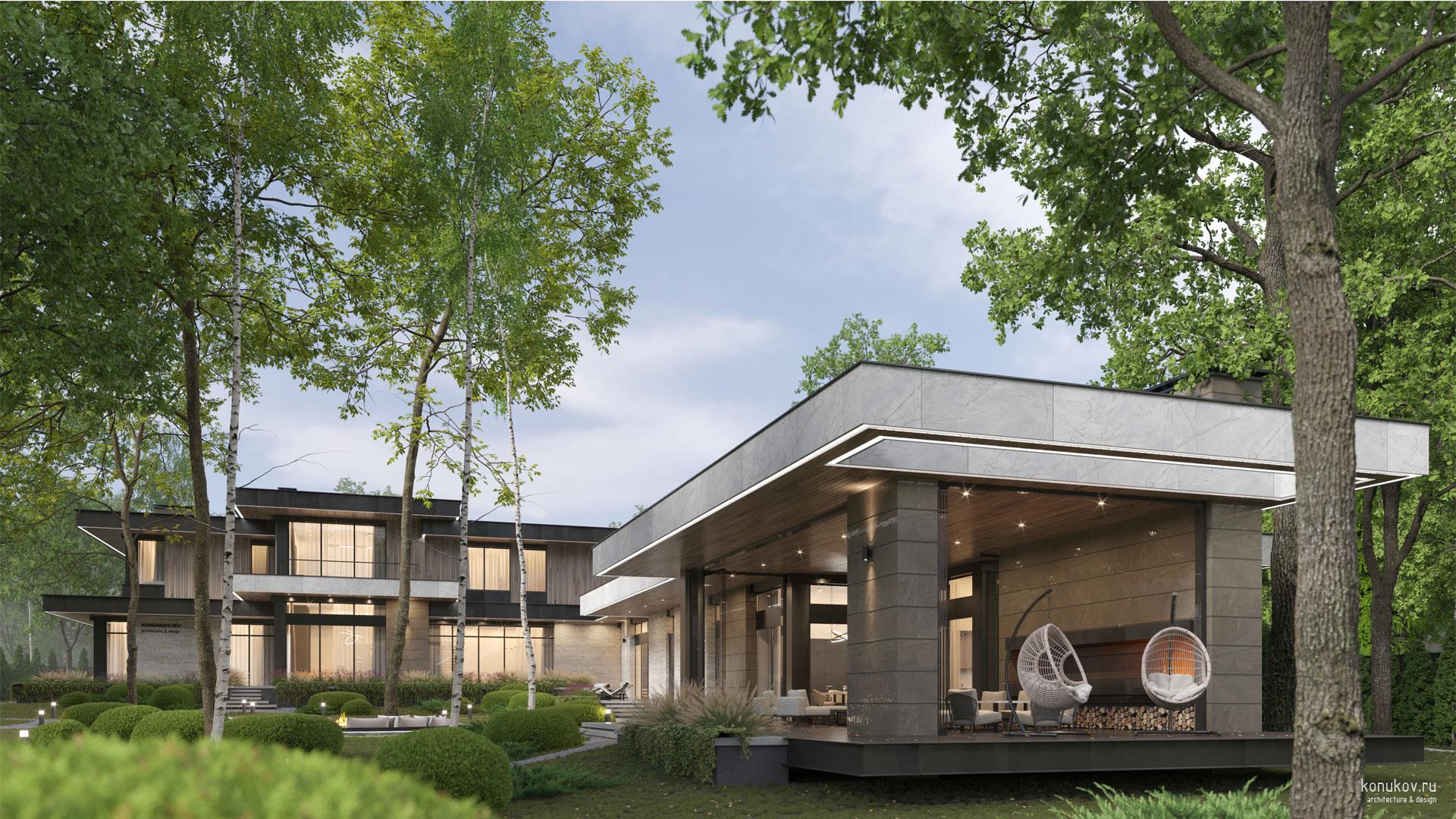 Дом с бассейном, СПА и большим гаражом