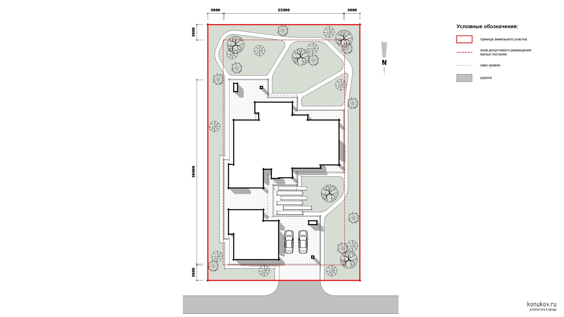 Проект дома со внутренним двориком