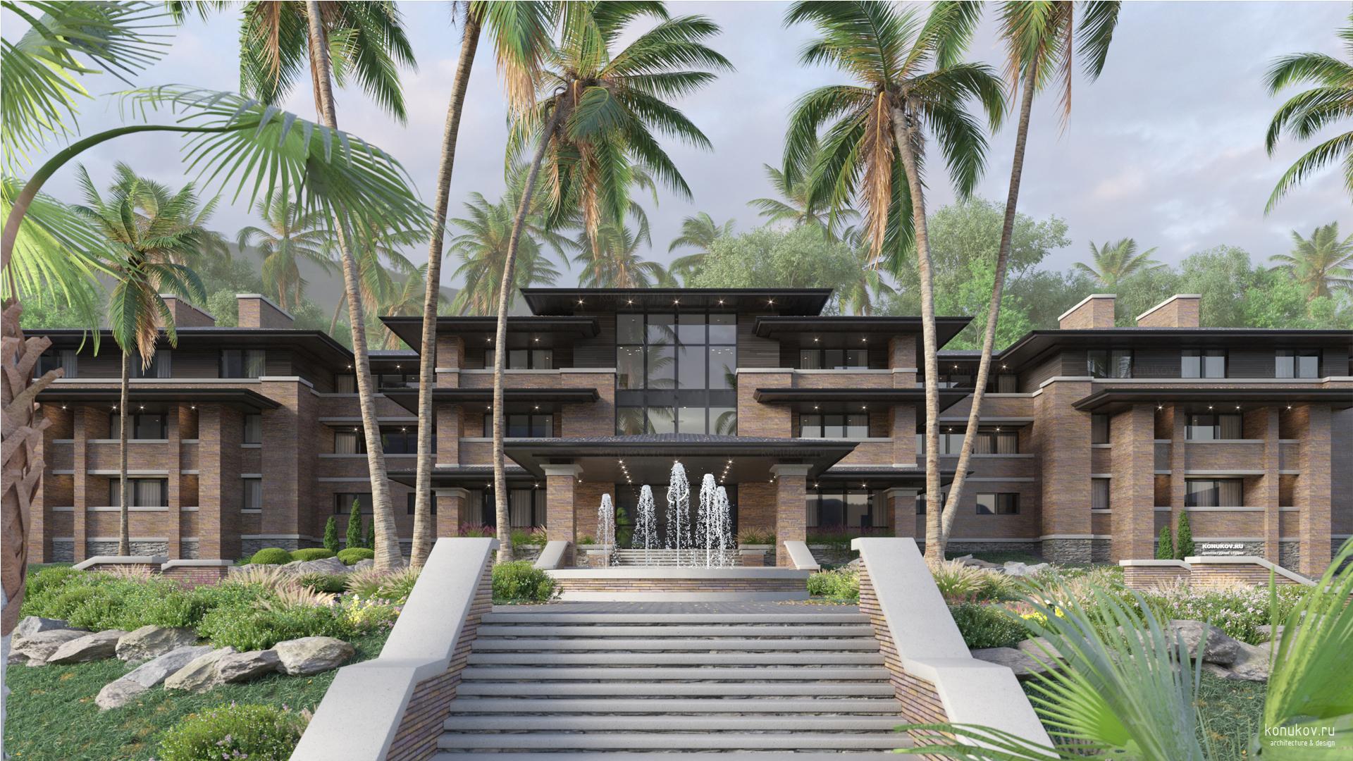 Вид на главный вход