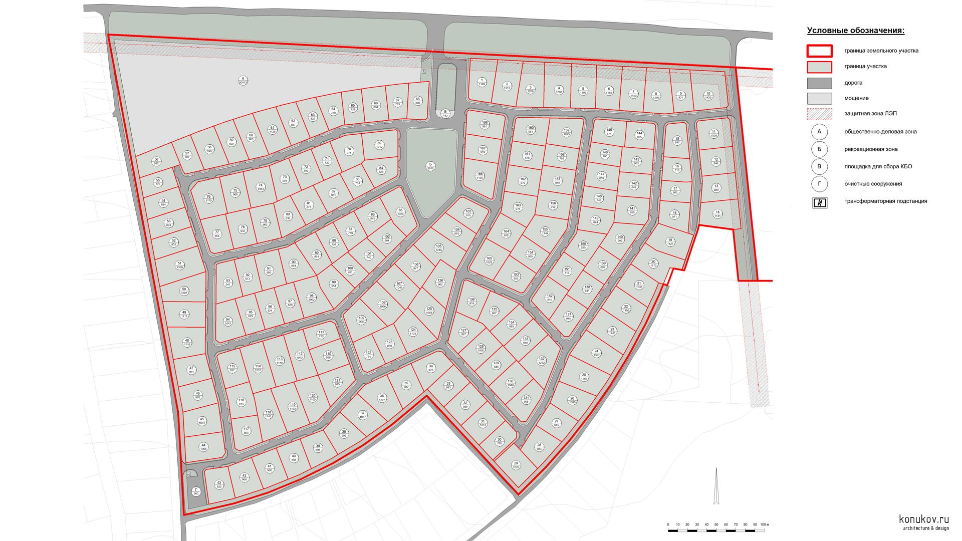Генплан Схема поселка.