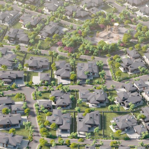 Генплан поселка "Стрижи" в Тюмени