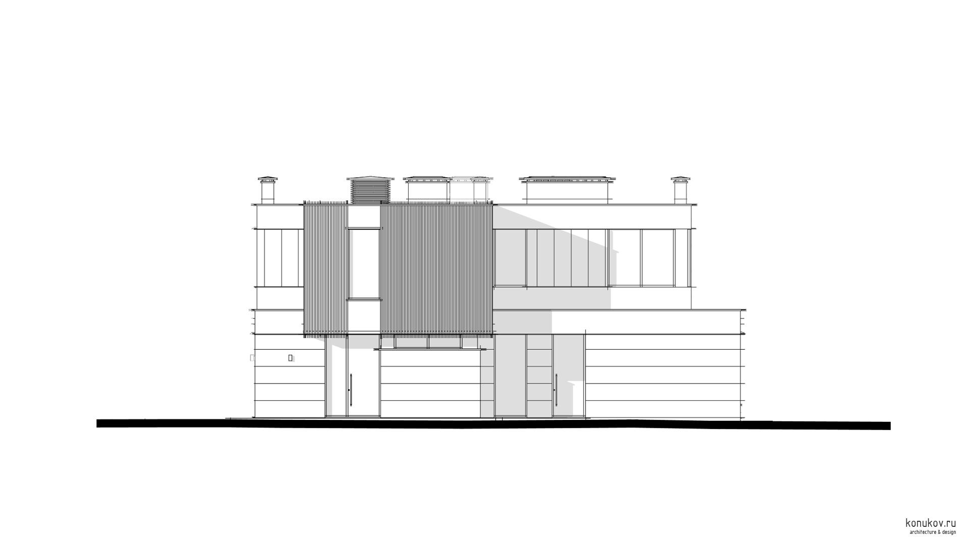 Фасад 3. Дом 2