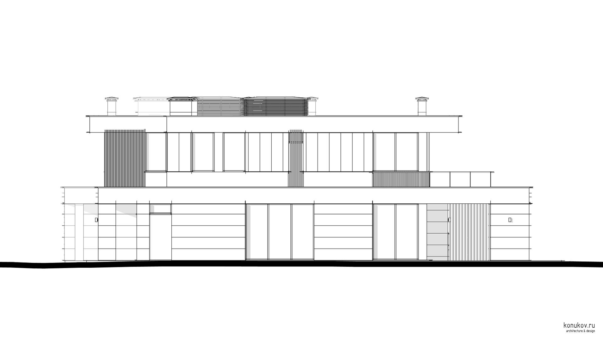 Фасад 2. Дом 1
