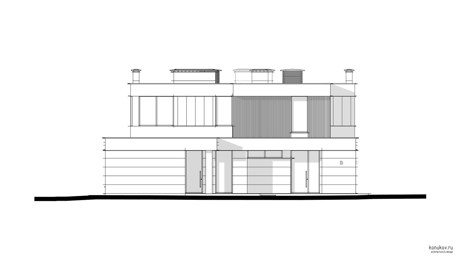 Фасад 3. Дом 1