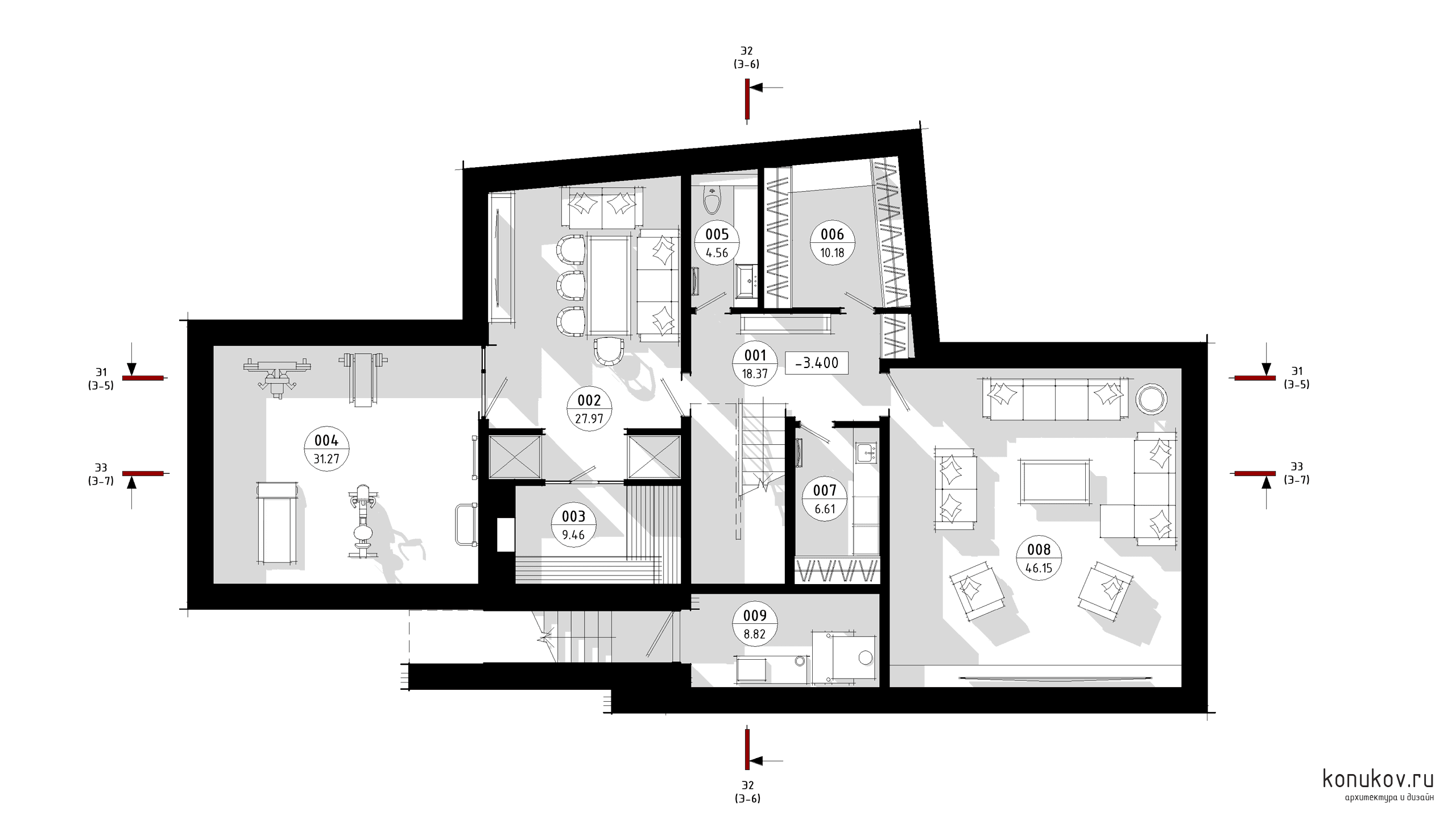 План подвал