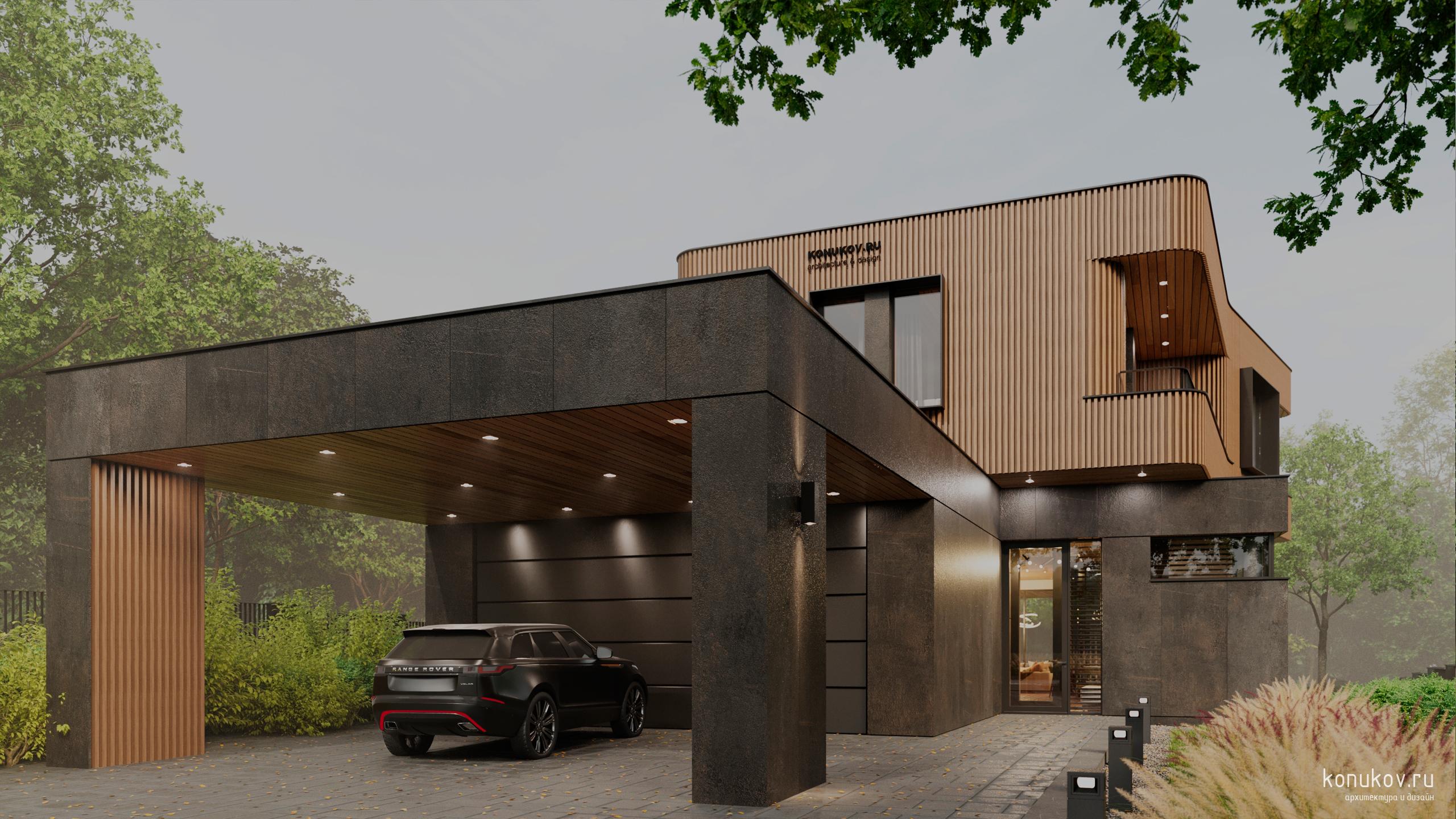 Моднейший современный дом на небольшом участке