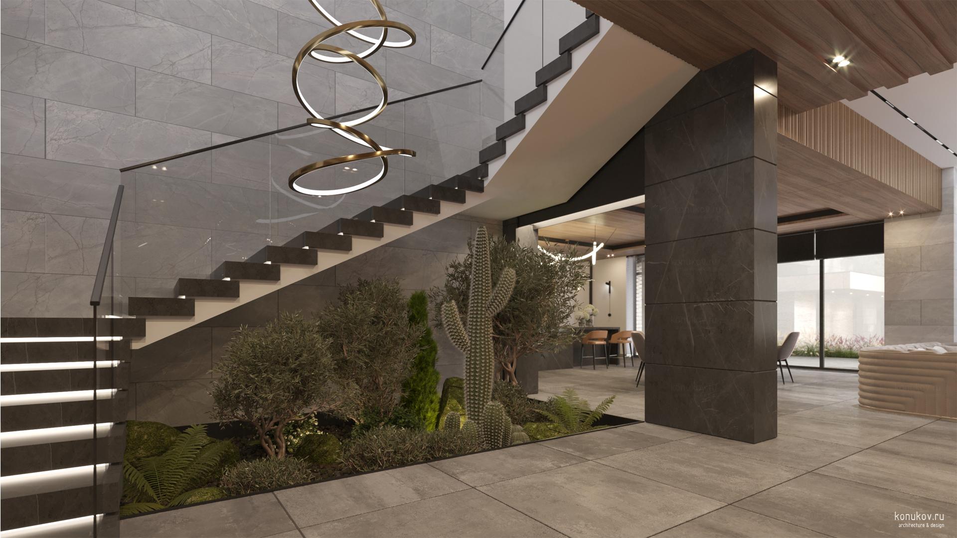 Холл. Лестница