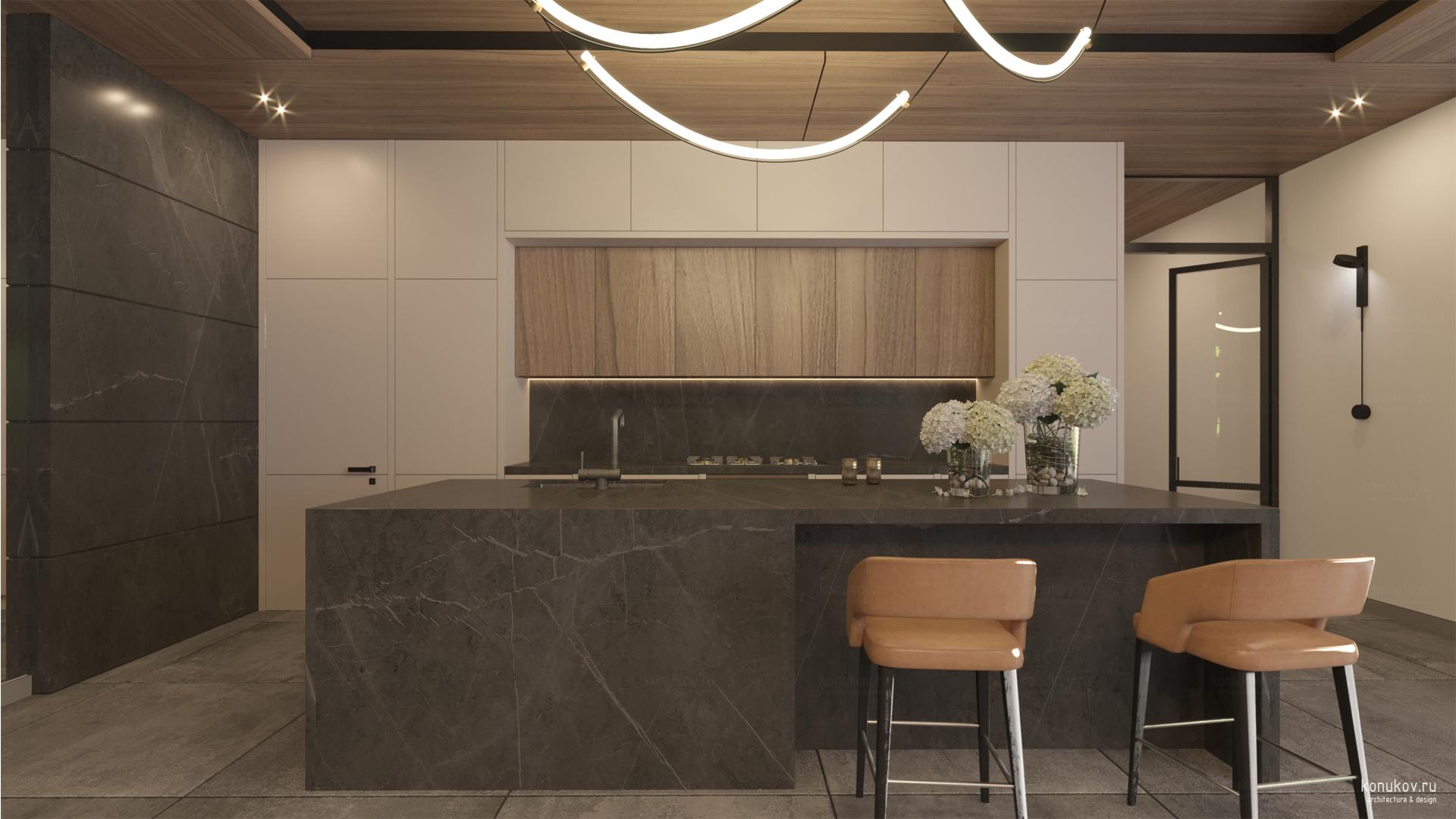 Кухня с островом