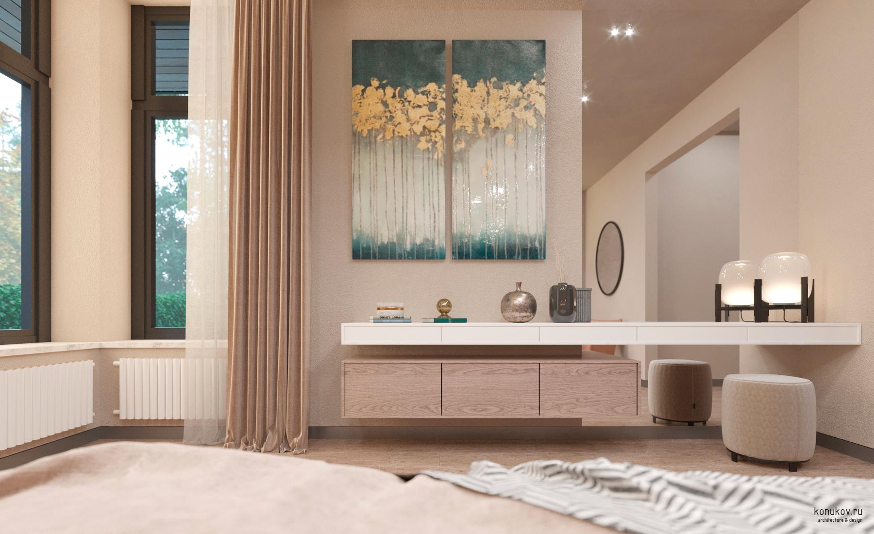 Мастер спальня вид 2